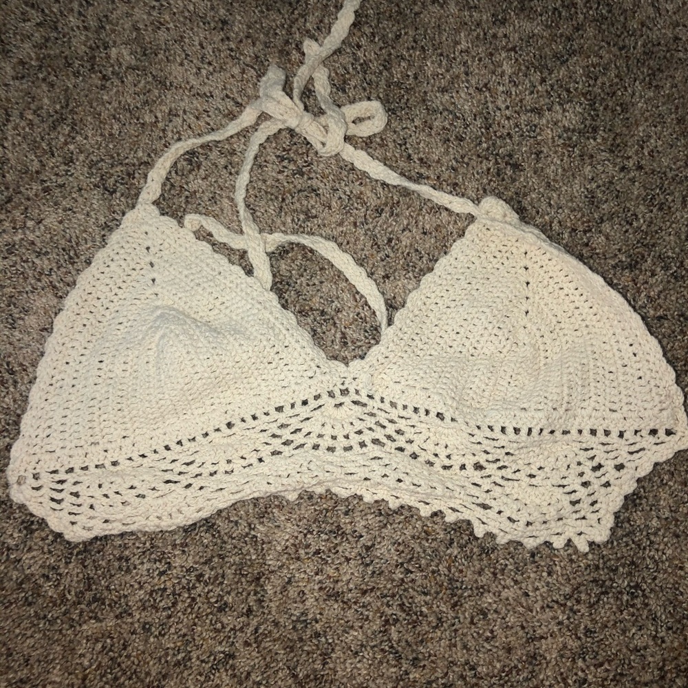 One size, crochet crop